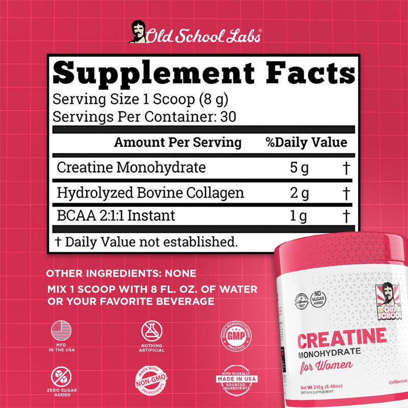 Creatine Monohydrate for Women