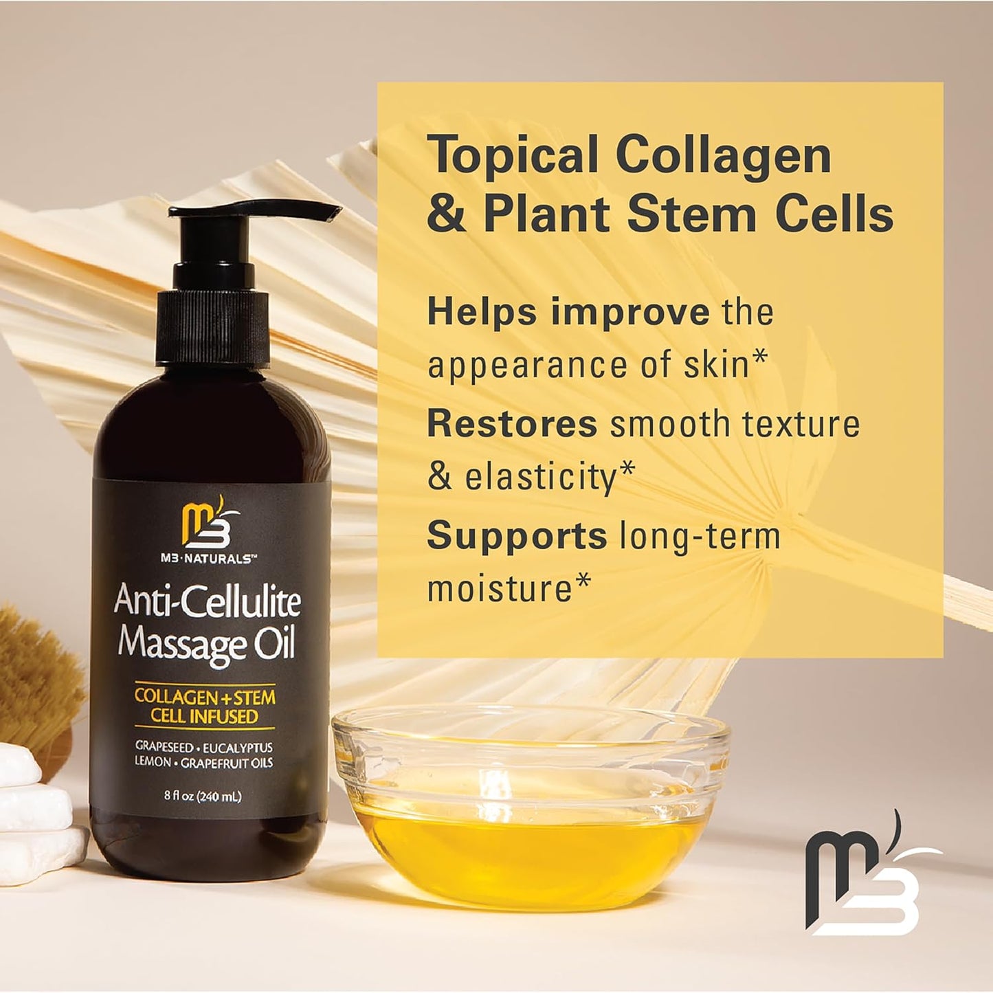 Anti-Cellulite Massage Oil with Collagen & Stem Cell