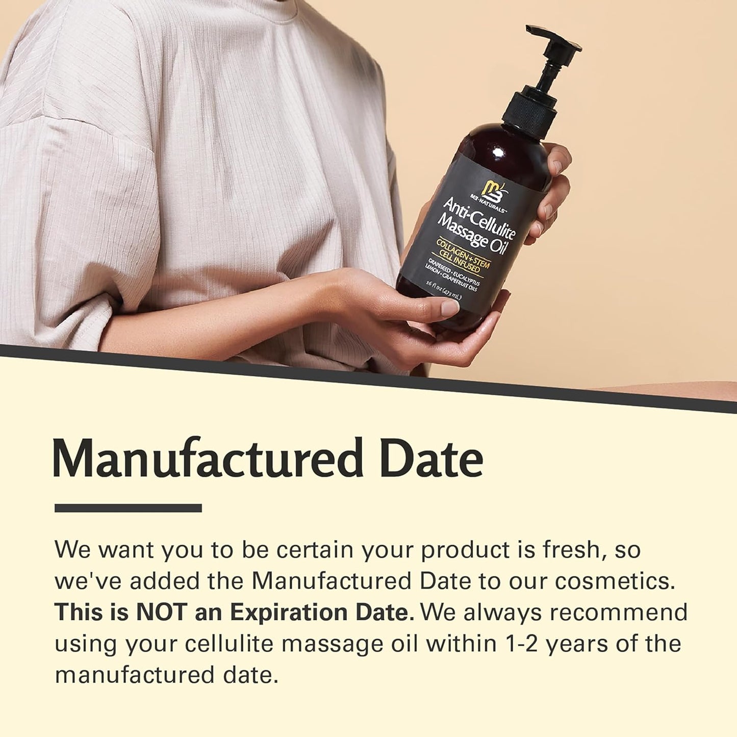 Anti-Cellulite Massage Oil with Collagen & Stem Cell