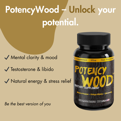 Potency Wood | Energy Stamina Supplement