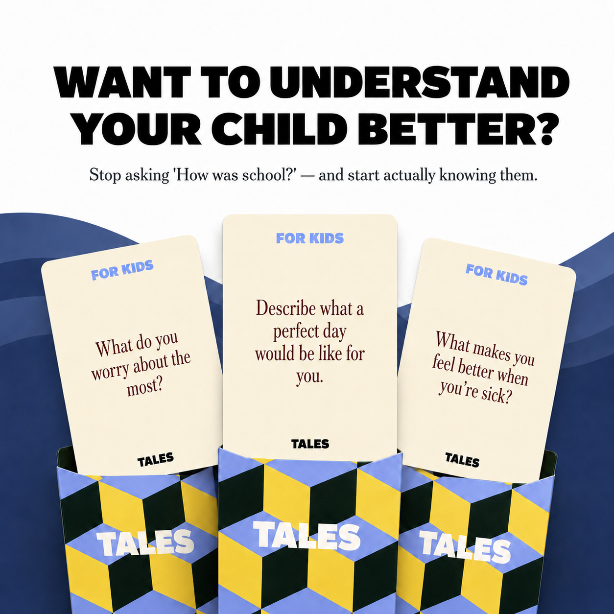 Tales For-Kids Edition - 150 Cards for Real Connection