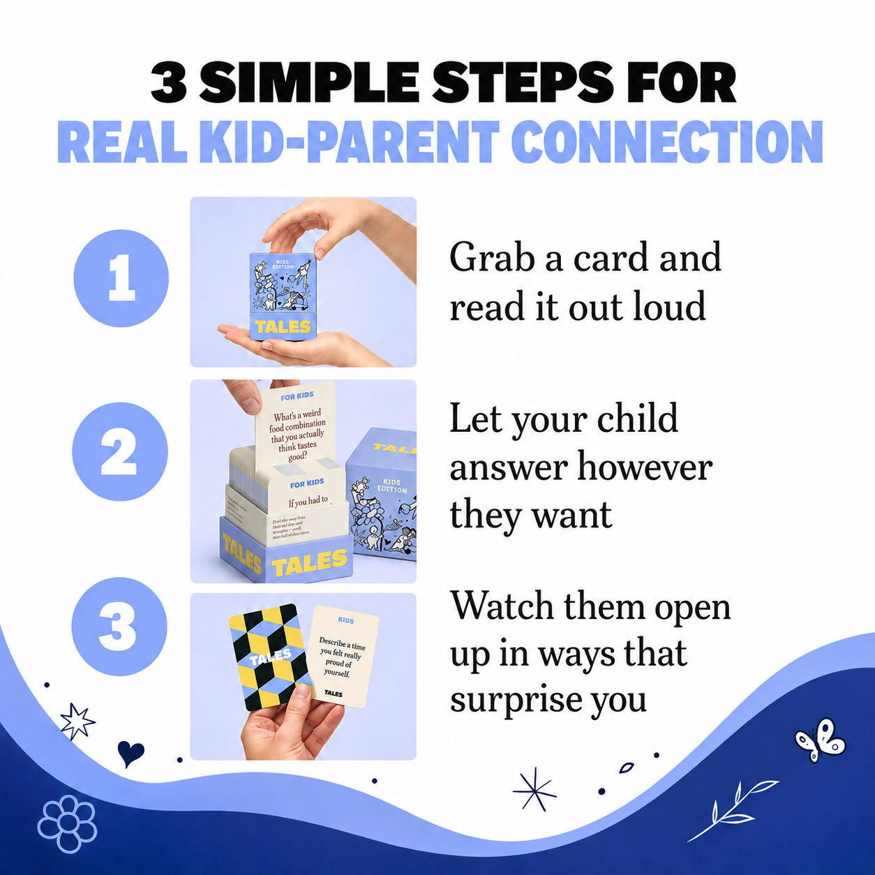 Tales For-Kids Edition - 150 Cards for Real Connection