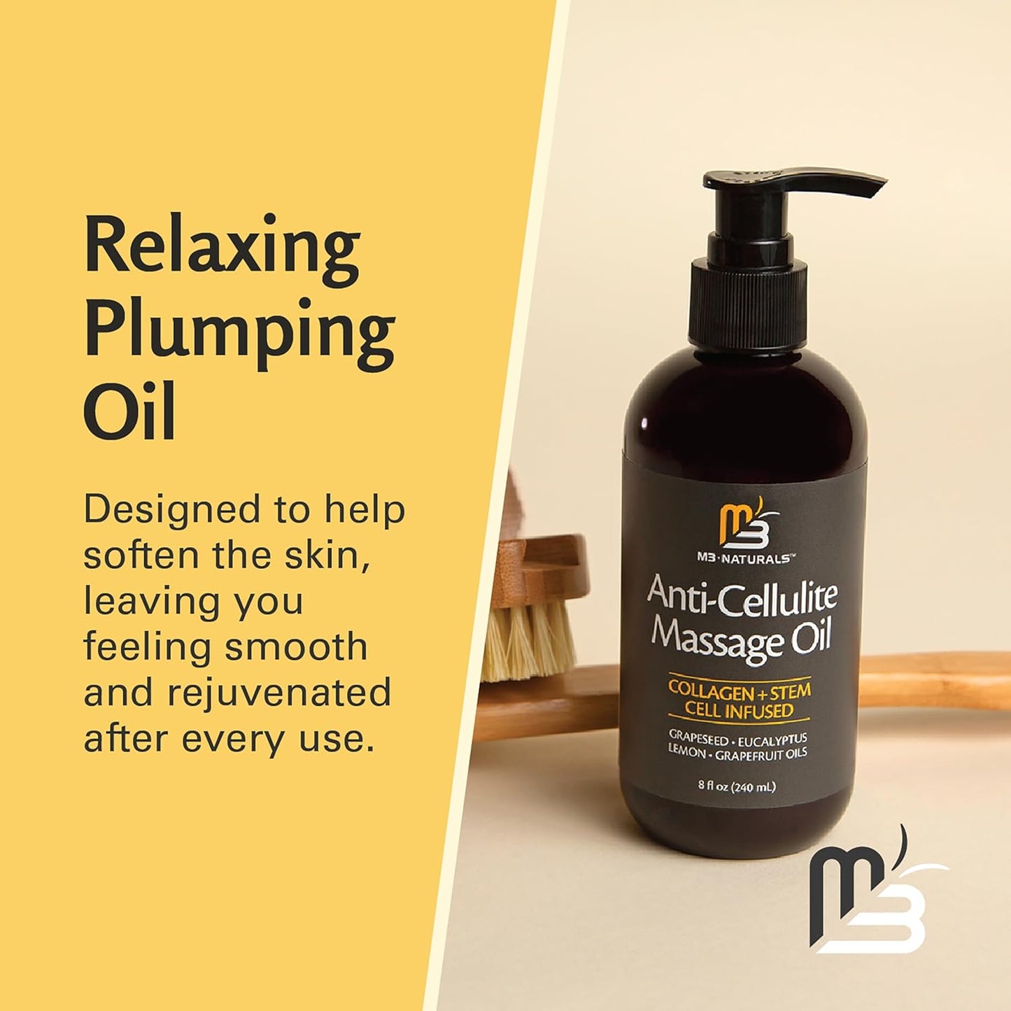 Anti-Cellulite Massage Oil with Collagen & Stem Cell
